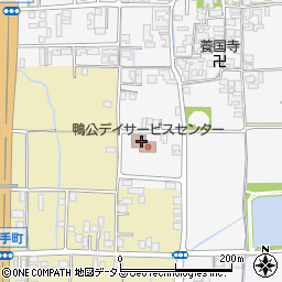 鴨公放課後児童クラブ周辺の地図