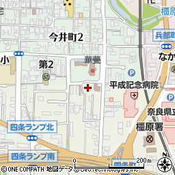 高市御県神社周辺の地図