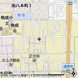 奈良県橿原市縄手町77-17周辺の地図