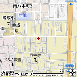 奈良県橿原市縄手町77-14周辺の地図