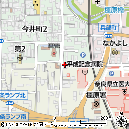 奈良県橿原市四条町820周辺の地図