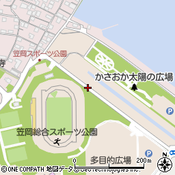 岡山県笠岡市平成町周辺の地図