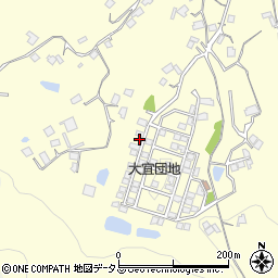 岡山県笠岡市大宜857-38周辺の地図