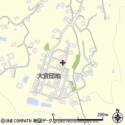 岡山県笠岡市大宜610-26周辺の地図