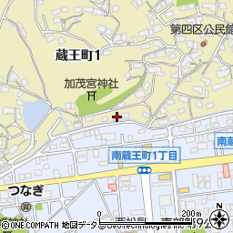 広島県福山市蔵王町1丁目11周辺の地図