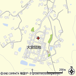 岡山県笠岡市大宜610-14周辺の地図