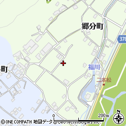 広島県福山市郷分町883-4周辺の地図