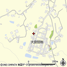 岡山県笠岡市大宜857-25周辺の地図