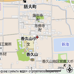 奈良県橿原市膳夫町49周辺の地図