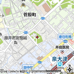 大阪府泉大津市若宮町4周辺の地図