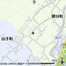 広島県福山市郷分町941-1周辺の地図
