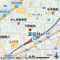 パリミキ　富田林駅前店周辺の地図