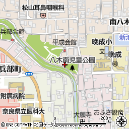 奈良県橿原市南八木町2丁目7-34周辺の地図