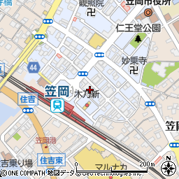 中国四国農政局　中国土地改良調査管理事務所・寺間支所周辺の地図