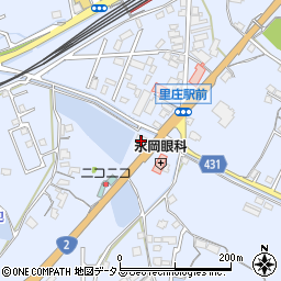 中国銀行里庄支店 ＡＴＭ周辺の地図