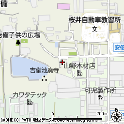 奈良県桜井市吉備32周辺の地図