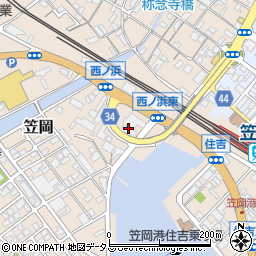 井笠観光株式会社周辺の地図