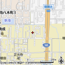 奈良県橿原市縄手町周辺の地図