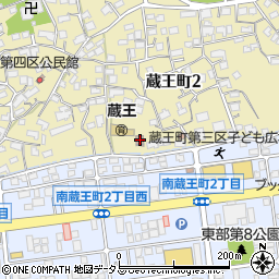 福山市蔵王公民館周辺の地図