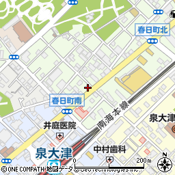 かつや 泉大津店周辺の地図