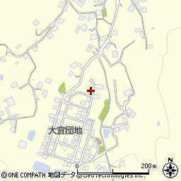 岡山県笠岡市大宜610-34周辺の地図