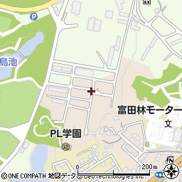 大阪府富田林市毛人谷周辺の地図