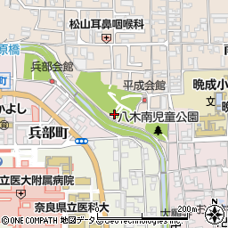 奈良県橿原市南八木町2丁目7周辺の地図