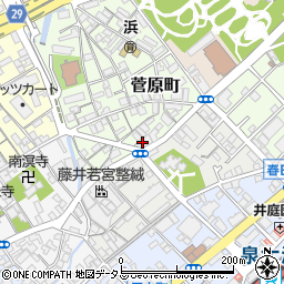 浜田東洋治療院周辺の地図