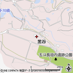 兵庫県淡路市黒谷1350周辺の地図