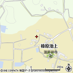 奈良県宇陀市榛原池上周辺の地図