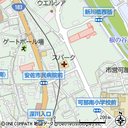 広島銀行スパーク中島店 ＡＴＭ周辺の地図