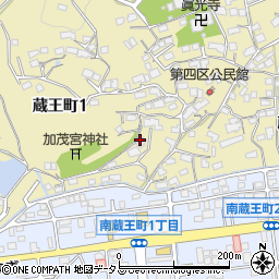 広島県福山市蔵王町1丁目20周辺の地図
