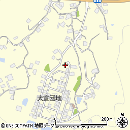 岡山県笠岡市大宜610-10周辺の地図