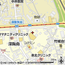 深阪変電所周辺の地図