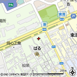 ファミリーマート泉大津西港町店周辺の地図
