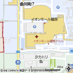 ポンパドウル奈良橿原店周辺の地図