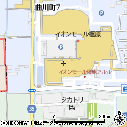 サックスバー　奈良・橿原店周辺の地図