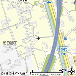 大阪府堺市南区小代周辺の地図
