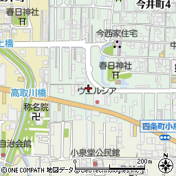奈良県橿原市今井町3丁目周辺の地図