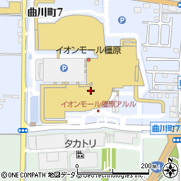 イオンモール橿原周辺の地図