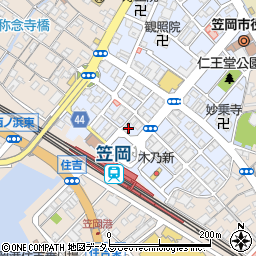 明光義塾笠岡駅前教室周辺の地図