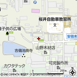奈良県桜井市吉備25周辺の地図