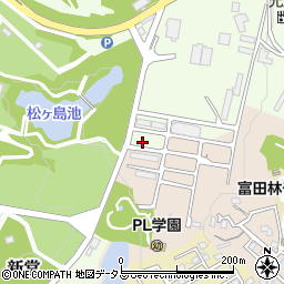 ＰＬ教団職員宿舎周辺の地図