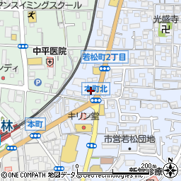 レコードブック富田林周辺の地図