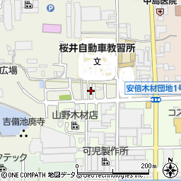 奈良県桜井市吉備759周辺の地図