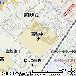 大阪府和泉市富秋町2丁目2周辺の地図