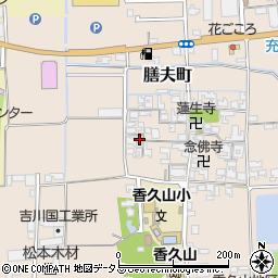 奈良県橿原市膳夫町340周辺の地図