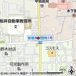 奈良県桜井市吉備760周辺の地図