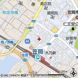 笠岡信用組合本町支店周辺の地図