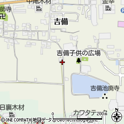 奈良県桜井市吉備230周辺の地図